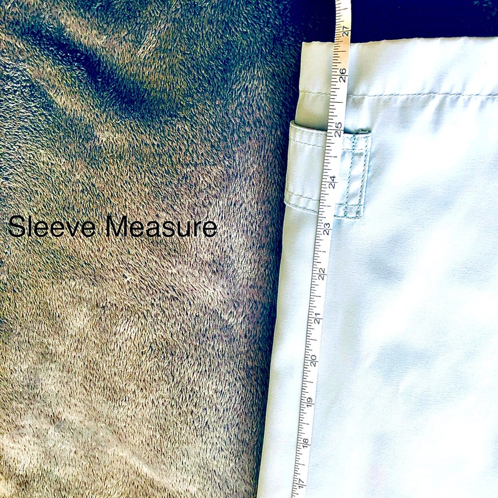 Vintage Eddie Bauer Double Breasted Belted Lined Trench Coat Light Blue - Picture 16 of 16